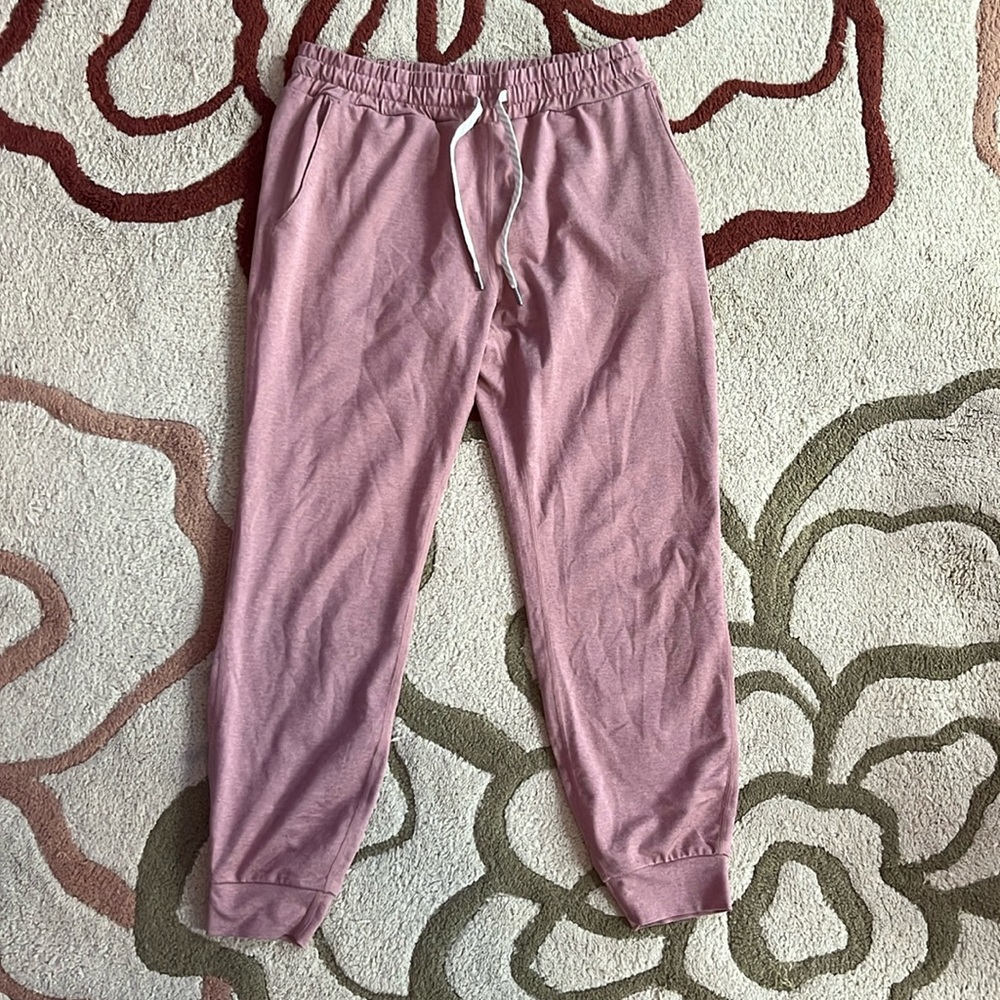 vuori marsala heather performance jogger